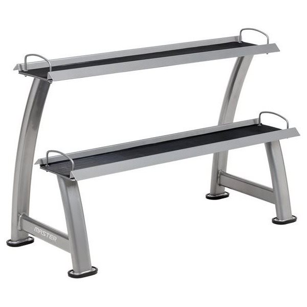 Master Fitness Kettlebellrack Silver, Förvaring kettlebells