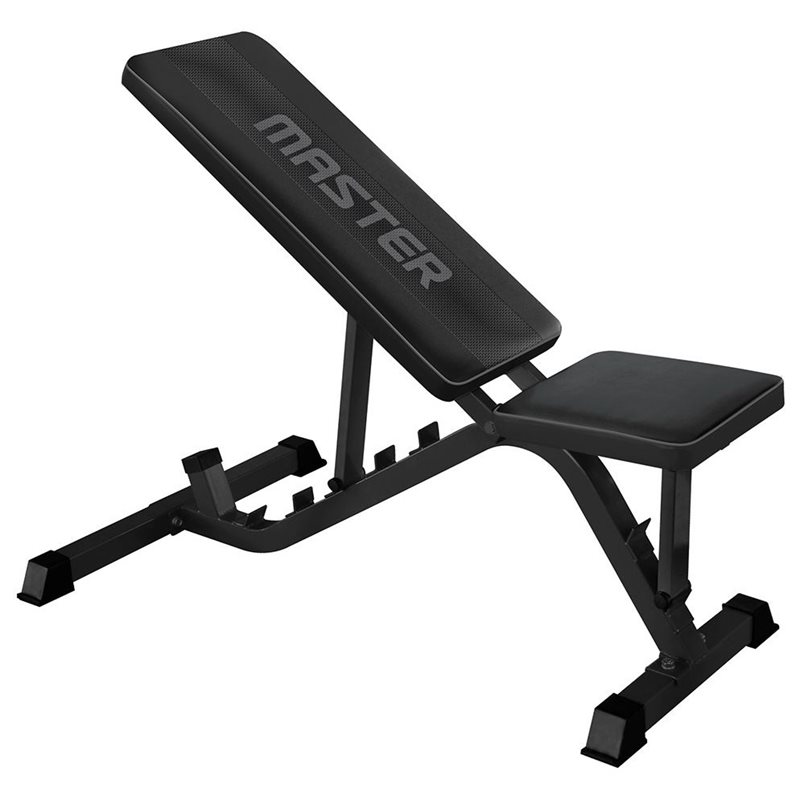 Master Fitness Träningsbänk Black, Träningsbänk