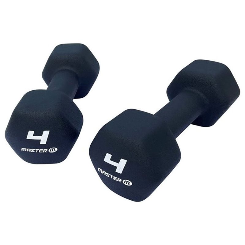 Master Fitness Neoprenhantlar i par, Hantlar Neoprene - 4 kg