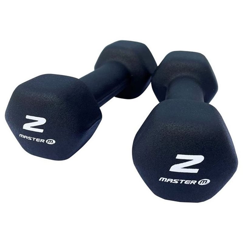 Master Fitness Neoprenhantlar i par, Hantlar Neoprene - 2 kg
