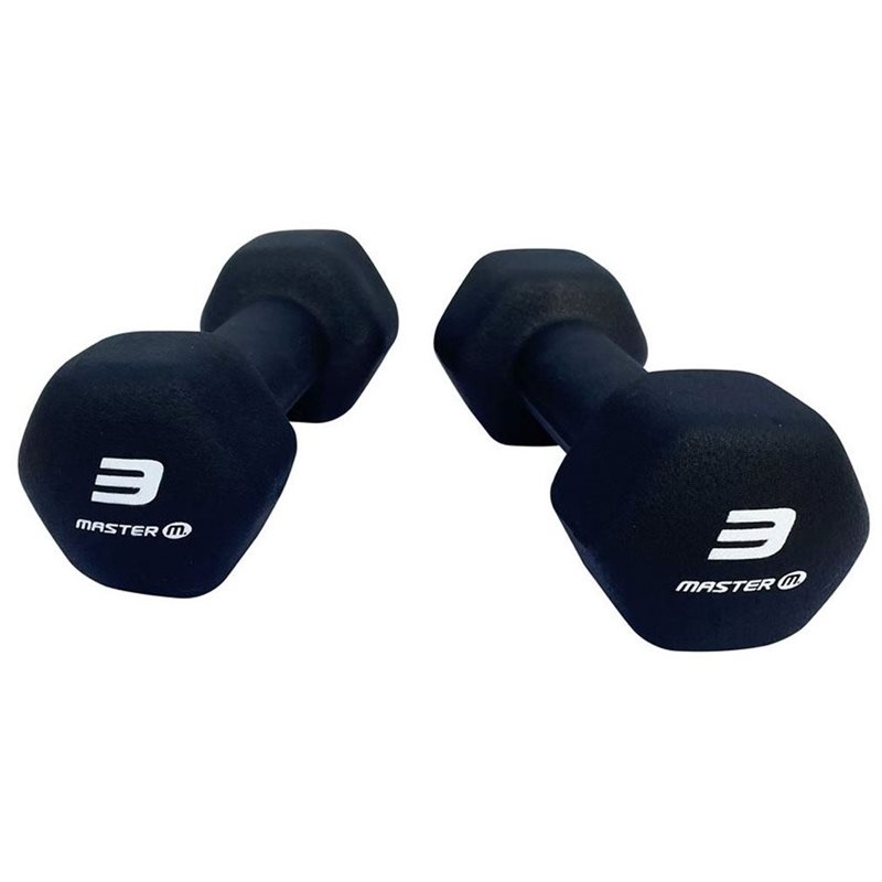 Master Fitness Neoprenhantlar i par, Hantlar Neoprene - 3 kg