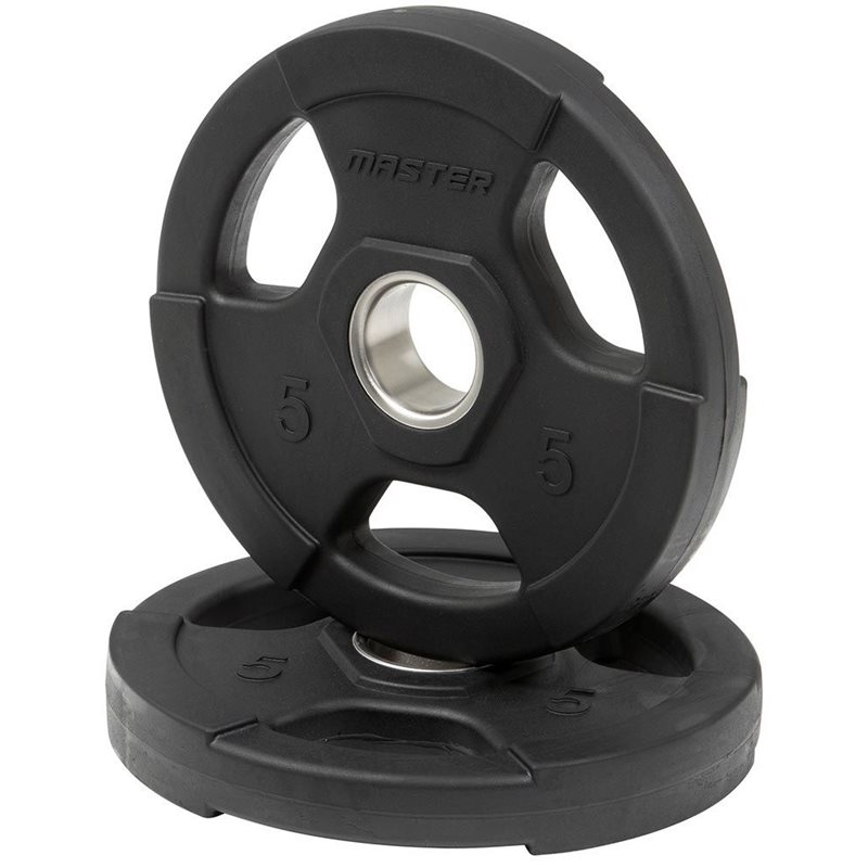 Master Fitness Gummiklädd Skiva Deluxe, Viktskivor gummerade