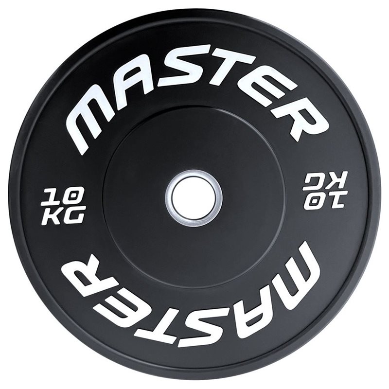 Master Fitness Bumperplate, Viktskivor bumper - 10 kg