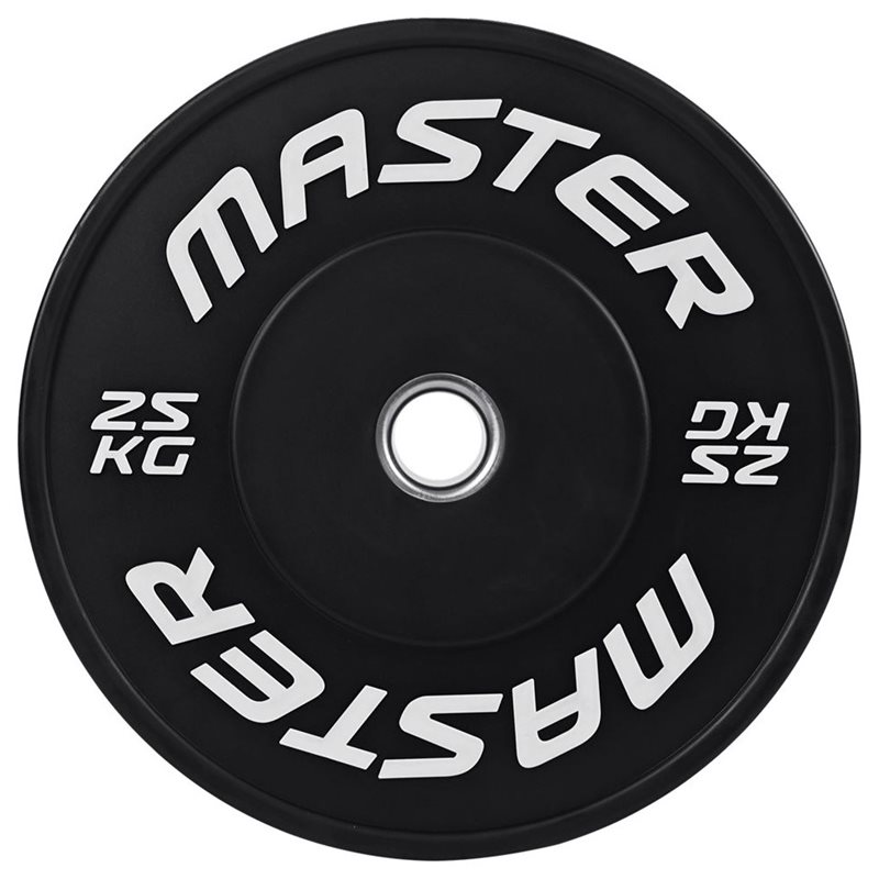 Master Fitness Bumperplate, Viktskivor bumper - 25 kg