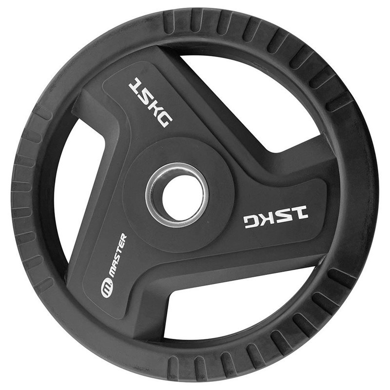 Master Fitness PU Plates Pro, Viktskivor PU - 15 kg