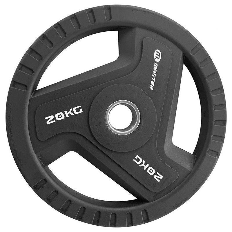 Master Fitness PU Plates Pro, Viktskivor PU - 20 kg