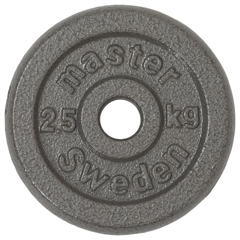 Master Fitness Skolvikt 25 mm, Viktskivor järn