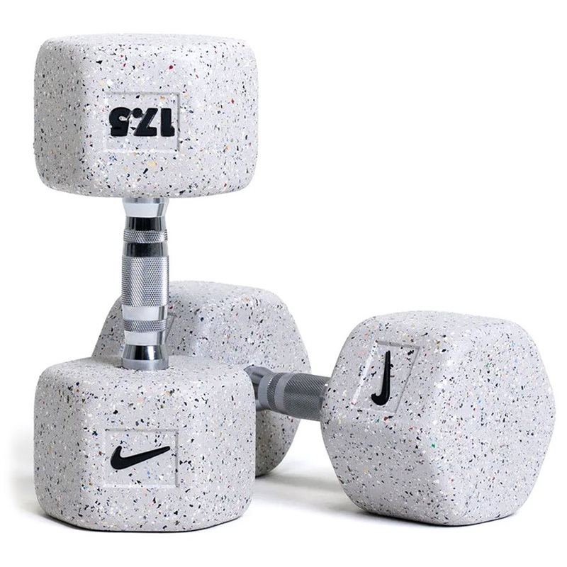 Nike Strength Grind Dumbbell Pair, Hantlar Gummi - 17,5 kg
