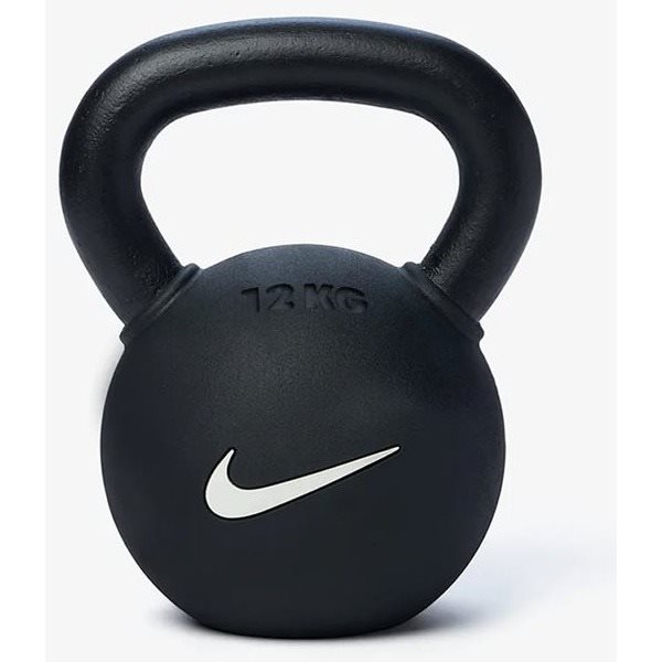 Nike Strength Rubber Coated Kettlebell, Kettlebells - 12 kg