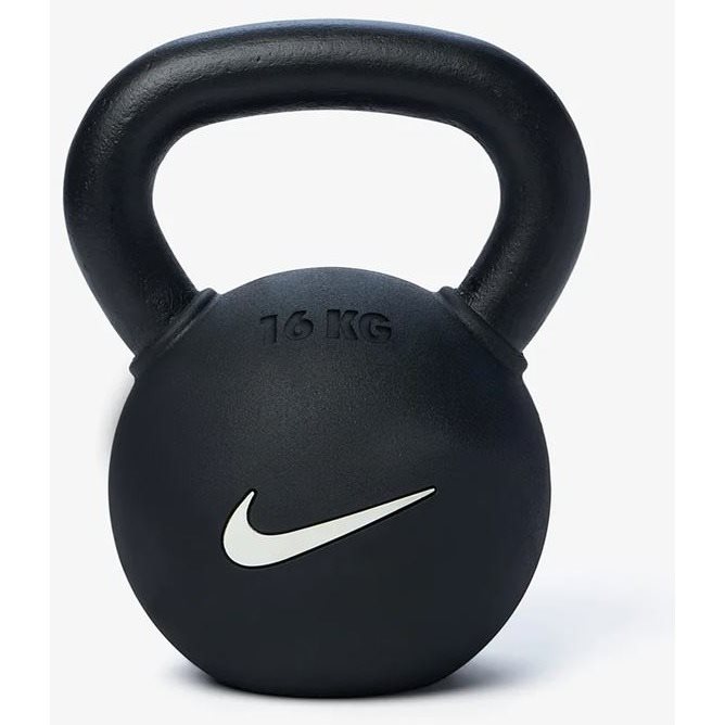 Nike Strength Rubber Coated Kettlebell, Kettlebells - 16 kg