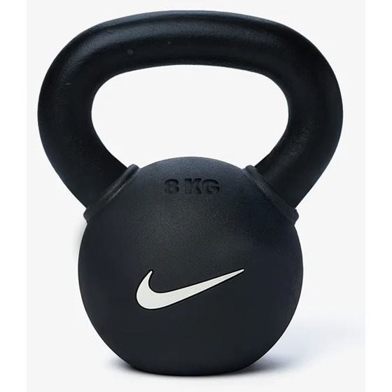 Nike Strength Rubber Coated Kettlebell, Kettlebells - 8 kg