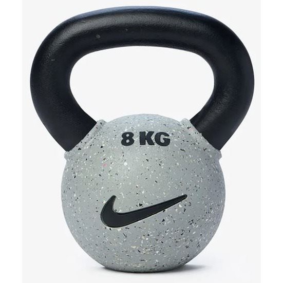 Nike Strength Rubber Coated Kettlebell, Kettlebells - 8 kg