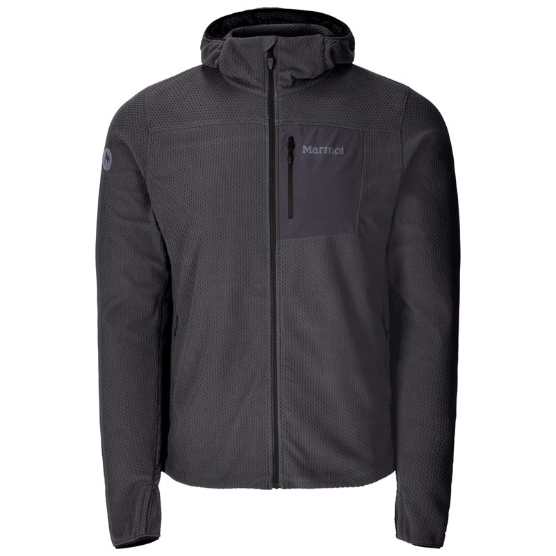 Marmot AirFleece Hoody Blackened Blackened S