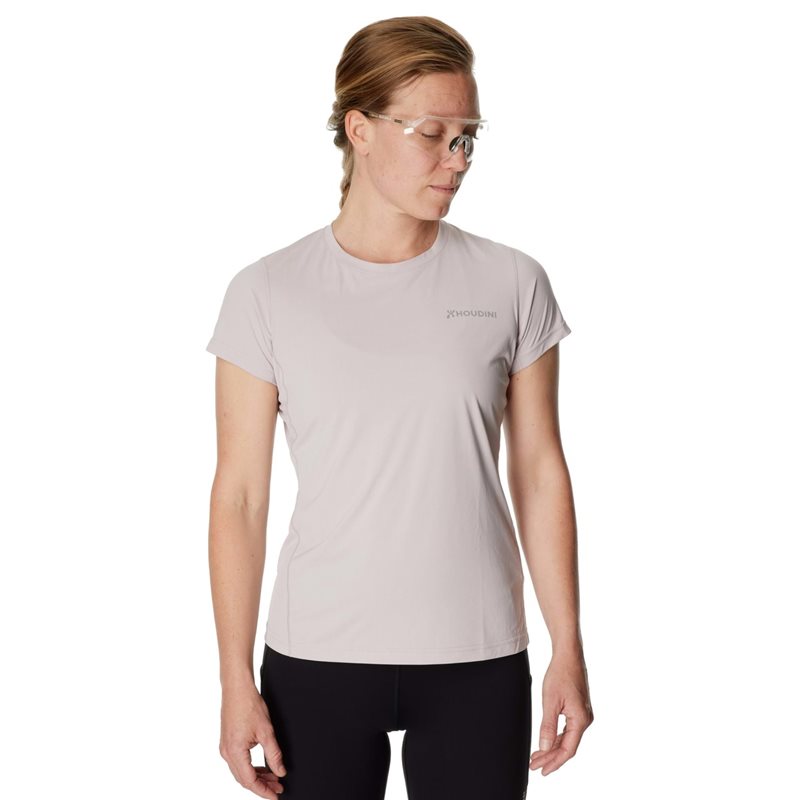 Houdini W's Pace Air Message Tee Silver Purple / Houdini Logo Silver Purple / Houdini Logo XS