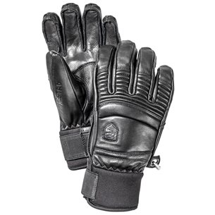 Hestra Leather Fall Line - 5 Finger Black