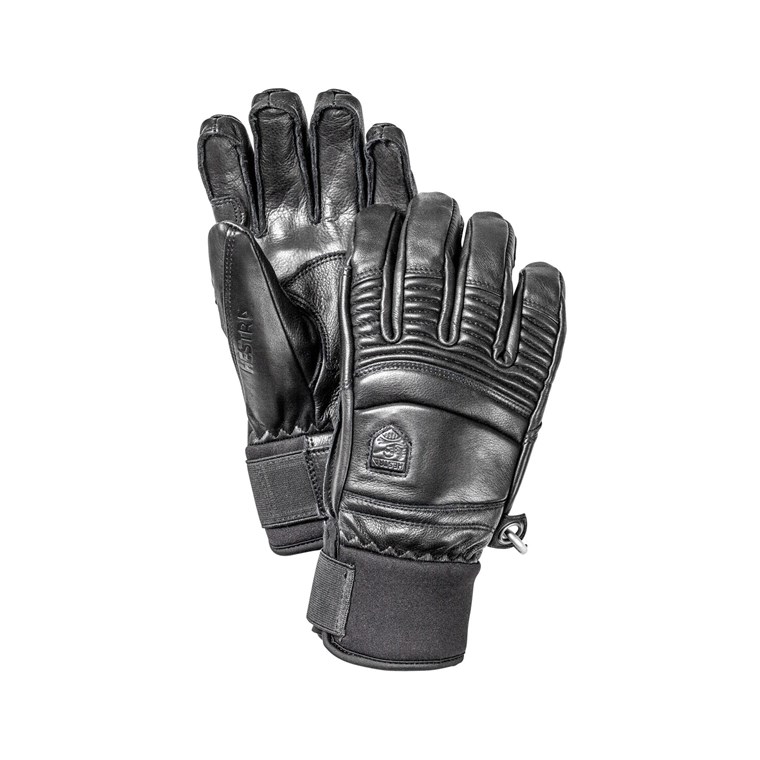 Hestra Leather Fall Line -5 Finger Black
