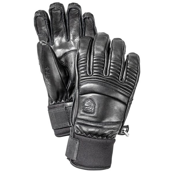 Hestra Leather Fall Line -5 Finger Black