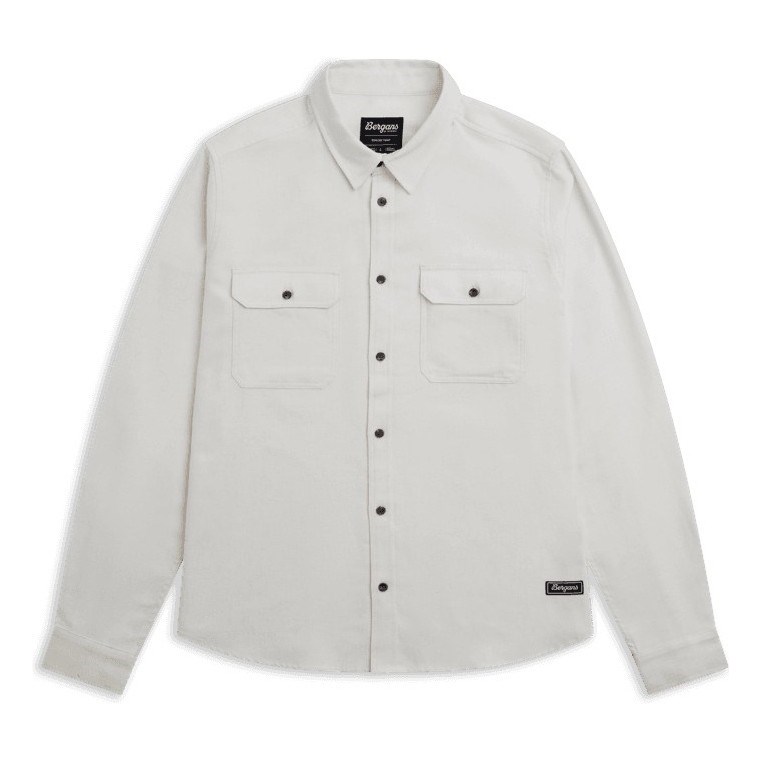Bergans Nordmarka Flannel Shirt Men Arctic White