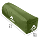 MSR Elixir 1 Tent footprint incl