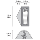 MSR Elixir 1 Tent footprint incl