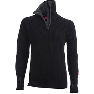 Ulvang Rav Sweater W/Zip Black/Charcoal Melange