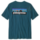 Patagonia M's P-6 Logo Responsibili-Tee Glacial Blue