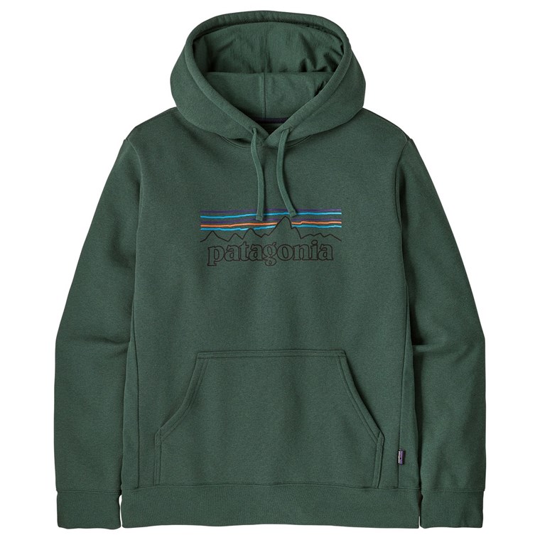 Patagonia M's P-6 Logo Uprisal Hoody P-6 Outline: Canopy Green