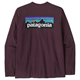 Patagonia M's L/S P-6 Logo Responsibili-Tee Berry Fig