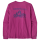 Patagonia M's L/S MW Hut Tripper Skyline T-Shirt Amaranth Pink