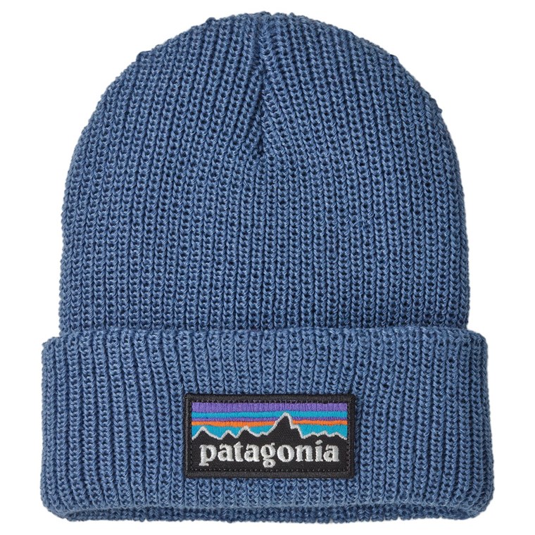 Patagonia Baby Logo Beanie P-6 Logo: Barnacle Blue