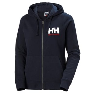 Helly Hansen W HH Logo Full Zip Hoodie Navy