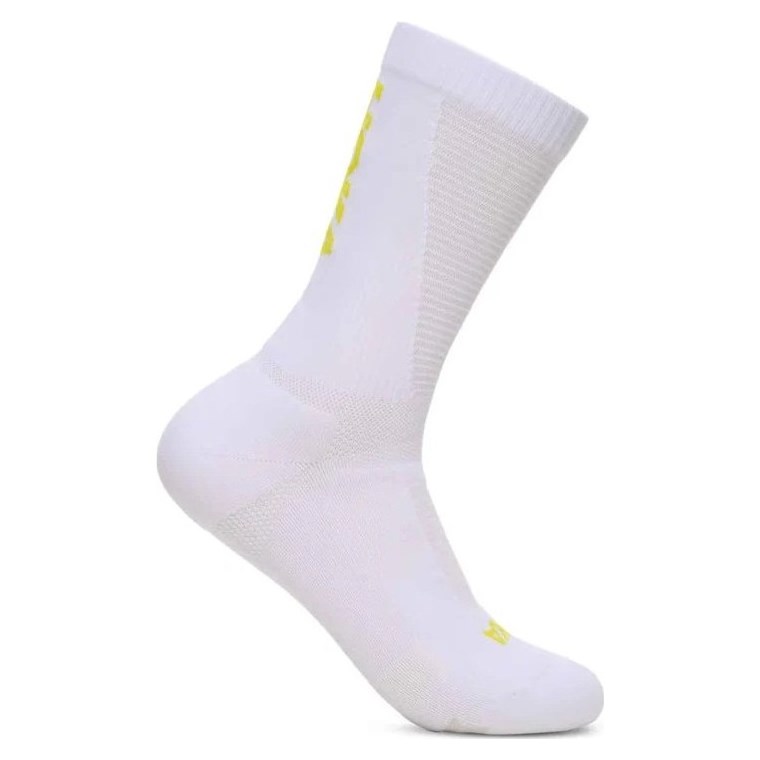 Hoka U Race Day Crew Sock White