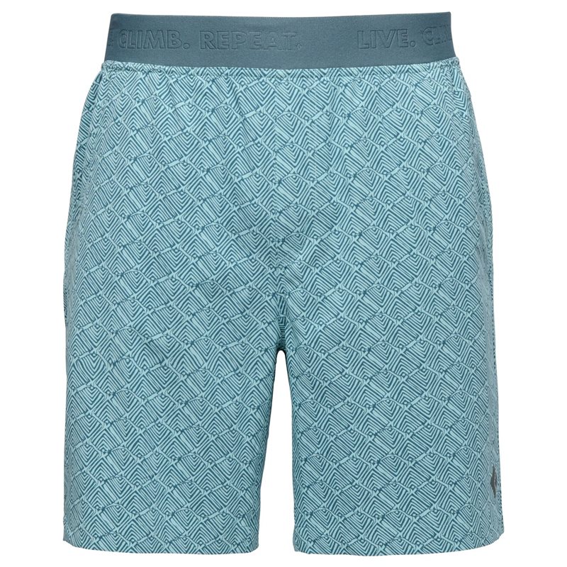 Black Diamond M Sierra Shorts 8 In Granola-Midnight Blue