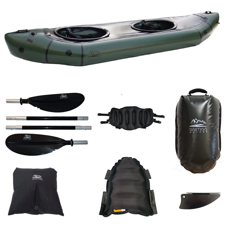 Saimaa Kayaks Packraft Adventure Twin XXL Army Green