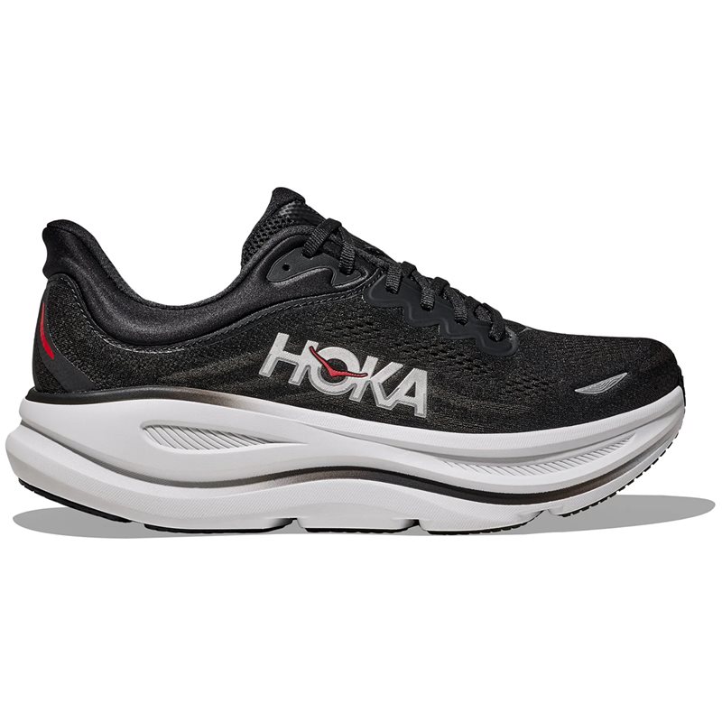 Hoka M Bondi 9 Black/Vermillion - 41 1/3