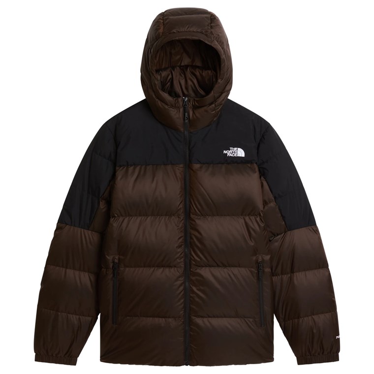 The North Face M Diablo Down 2.0 Hoodie Dark Chestnut Black Hea