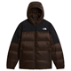 The North Face M Diablo Down 2.0 Hoodie Dark Chestnut Black Hea