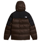The North Face M Diablo Down 2.0 Hoodie Dark Chestnut Black Hea