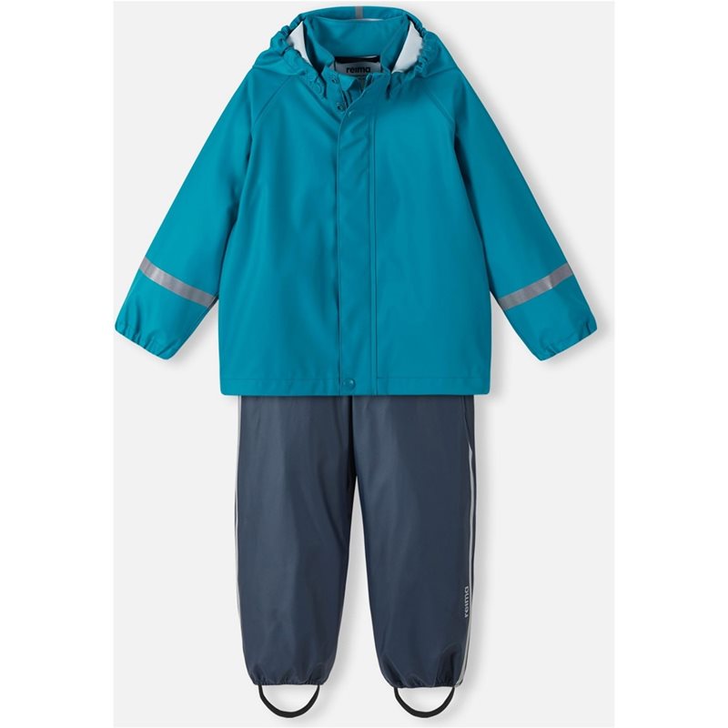 Reima Rain Outfit Tihku Aquatic Blue - 98