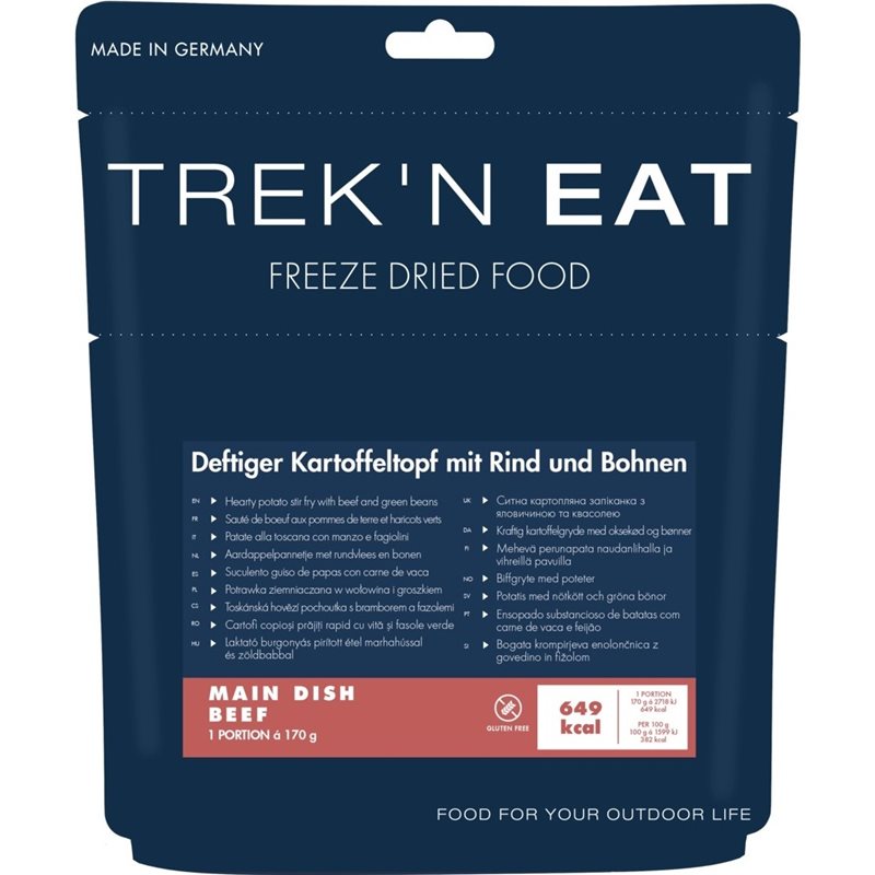Trek'n Eat Hearty Potato Stir Fry With Beef And Green Beans