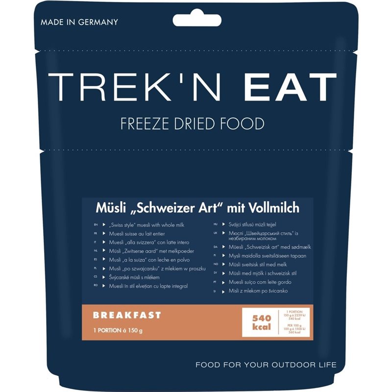 Trek'n Eat Swiss Muesli With Milk