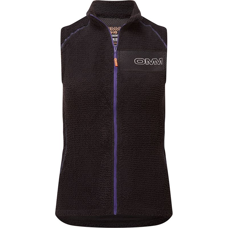 OMM Core Zipped Vest W Black