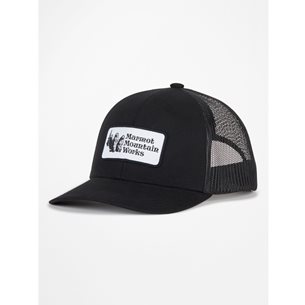 Marmot Retro Trucker Hat Black/Black