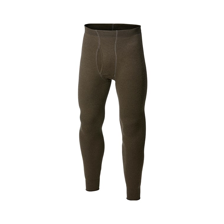 Woolpower Long Johns With Fly 200 Pine Green