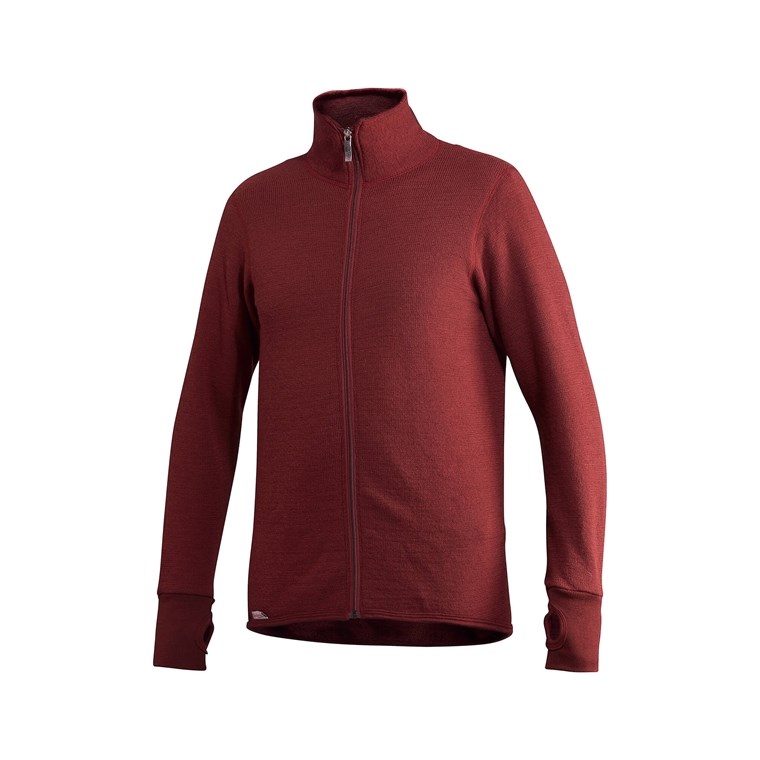 Woolpower Full Zip Jacket 400 Jacket Rust Red