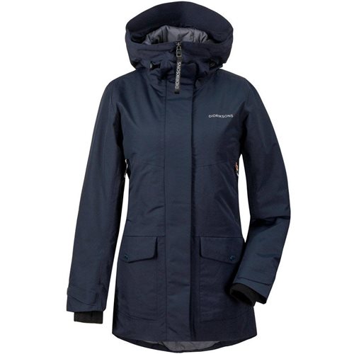 Didriksons Frida Womens Parka 4 Dark Night Blue