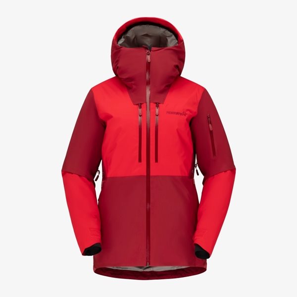 Norrøna Lofoten Gore-Tex Thermo100 Jacket W’s Rhubarb/True Red