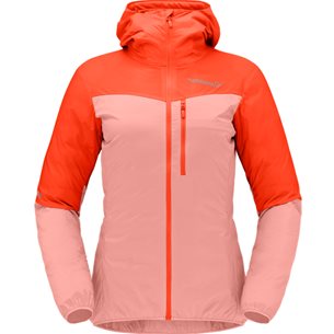 Norrøna Falketind Aero60 Hood W's Orange Alert/Peach Amber