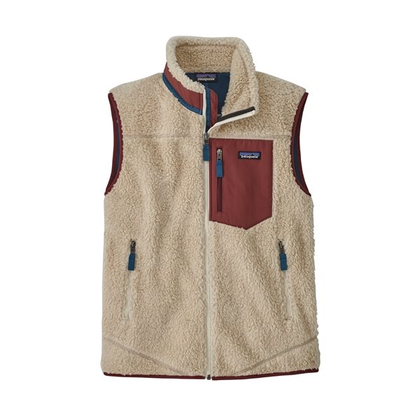 Patagonia M’s Classic Retro-XVest Dark Natural W/Sequoia Red