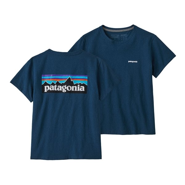 Patagonia W’s P-6 Logo Responsibili-Tee Tidepool Blue